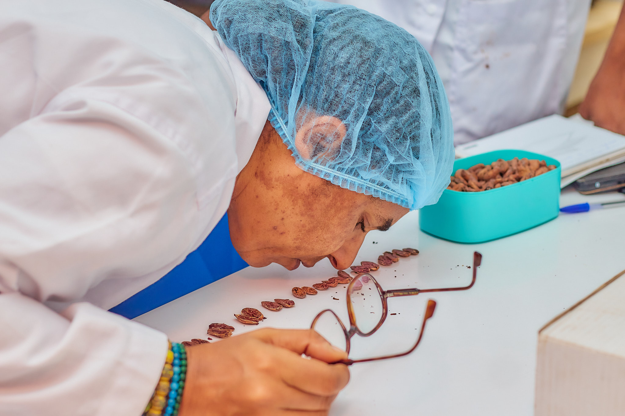Laboratory processing session
